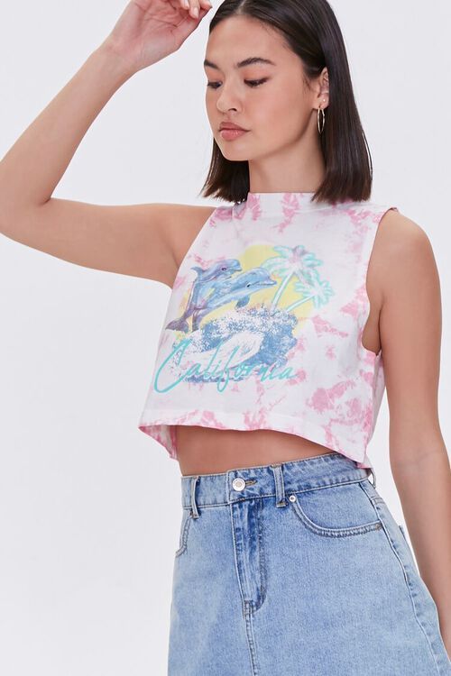 California Dolphin Graphic Crop Top | Forever 21 (US)
