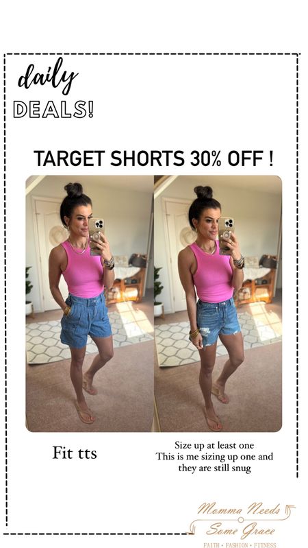 Target shorts are 30% off! Size xs in tank 

#LTKSeasonal #LTKFindsUnder100 #LTKStyleTip