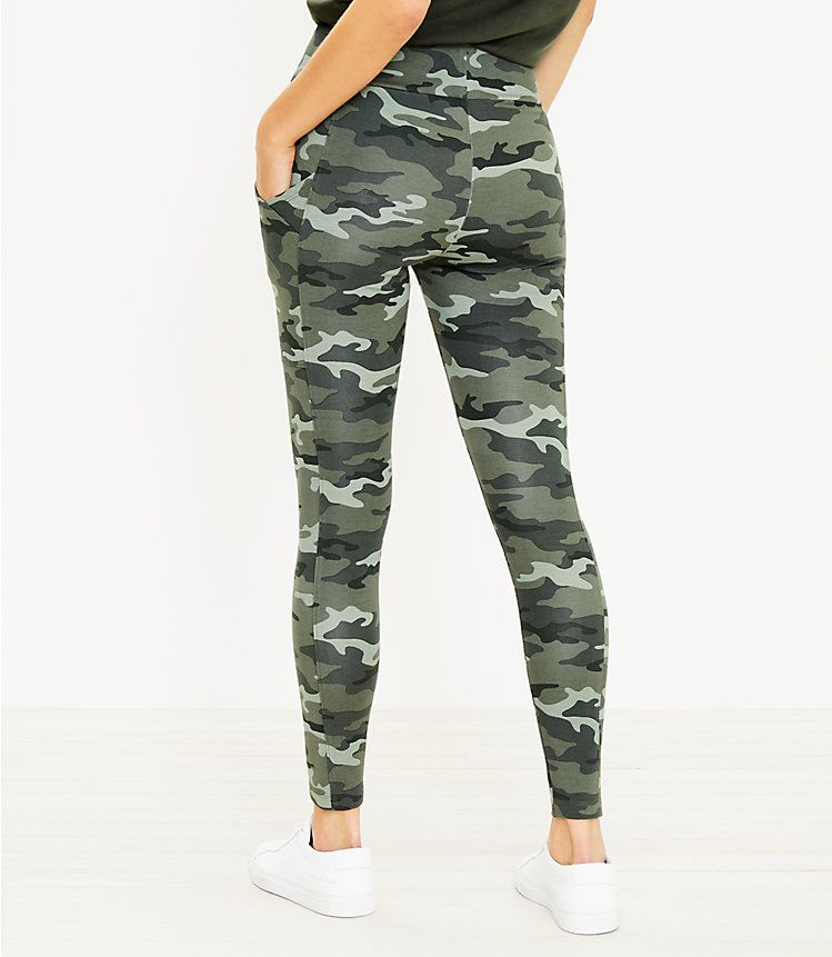 Lou & Grey Camo Ponte Side Pocket Leggings | LOFT