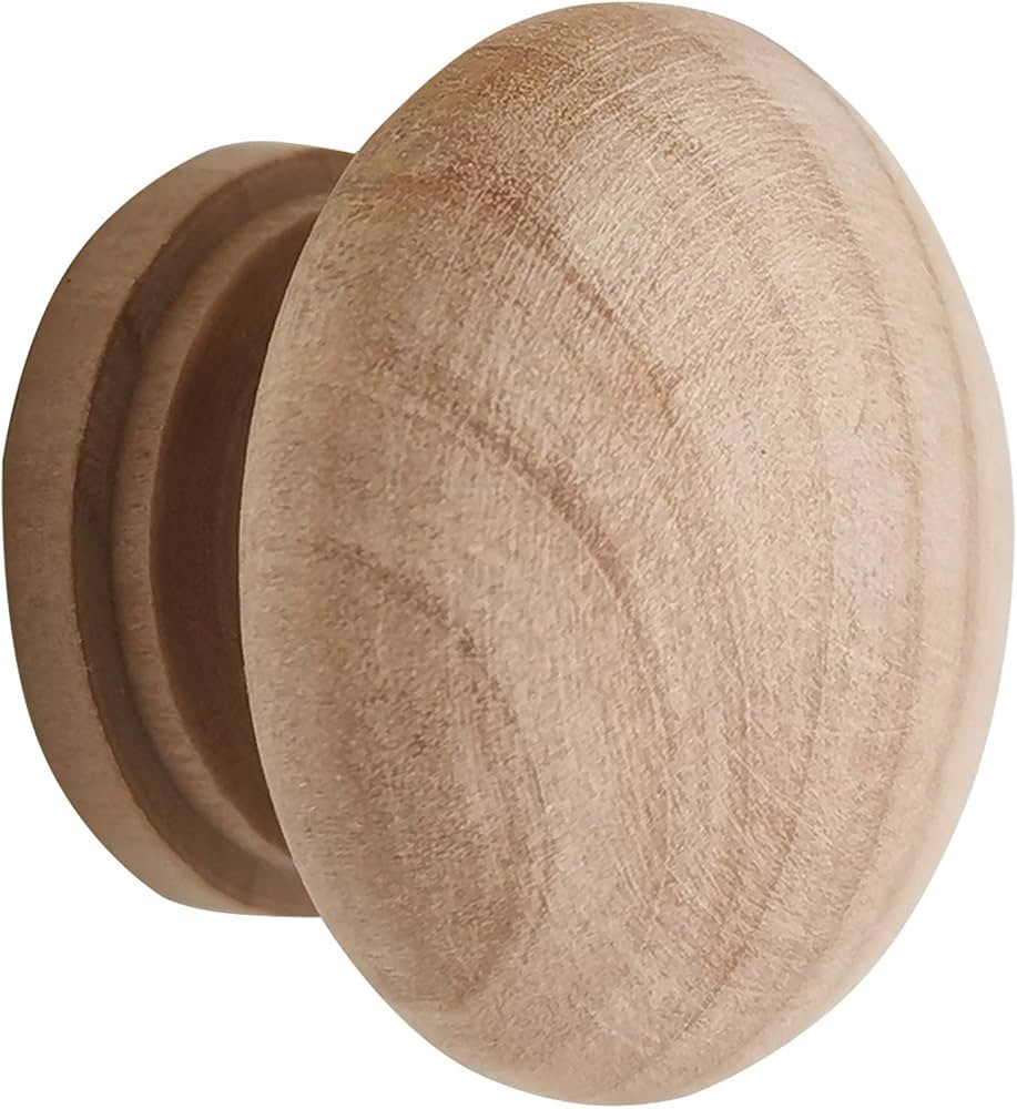 M MIMHOOY 15pcs Wood Drawer Knobs, Unfinished Wooden Cabinet Dresser Knobs Furniture Pull Handles... | Amazon (CA)