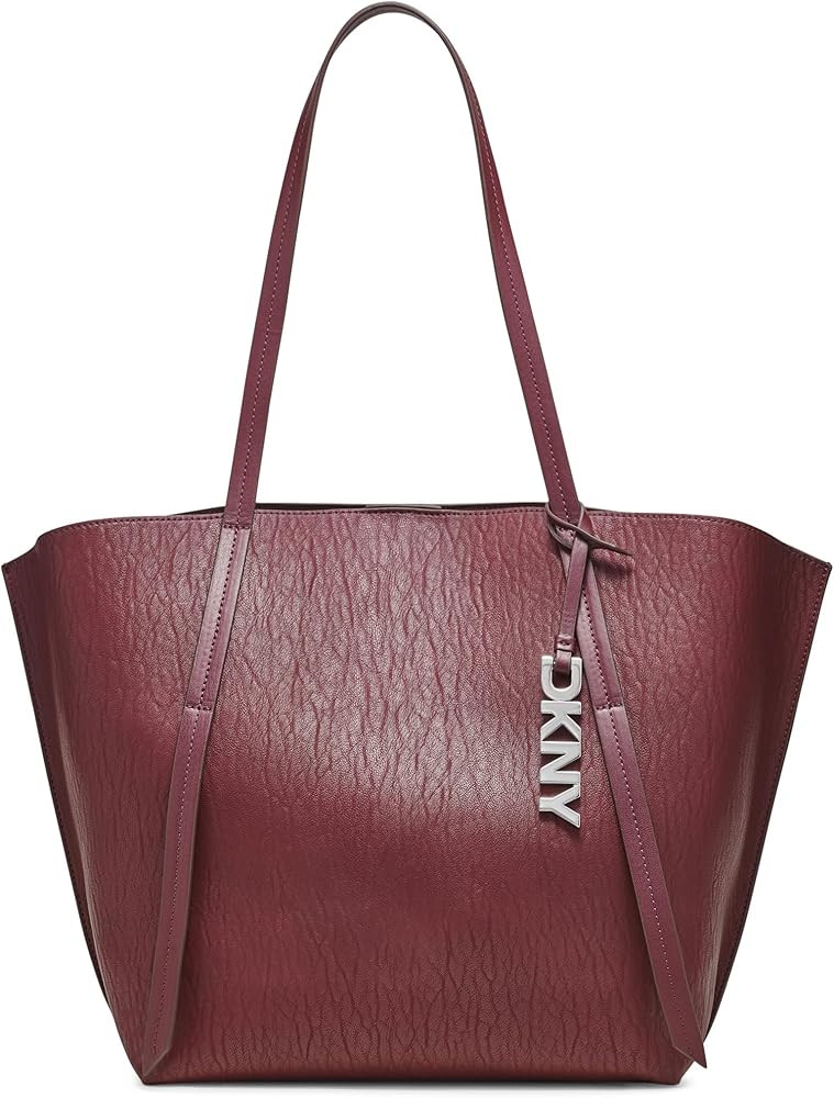 DKNY Women's Lyda Medium Tote Bag With Logo Charm | Amazon (US)