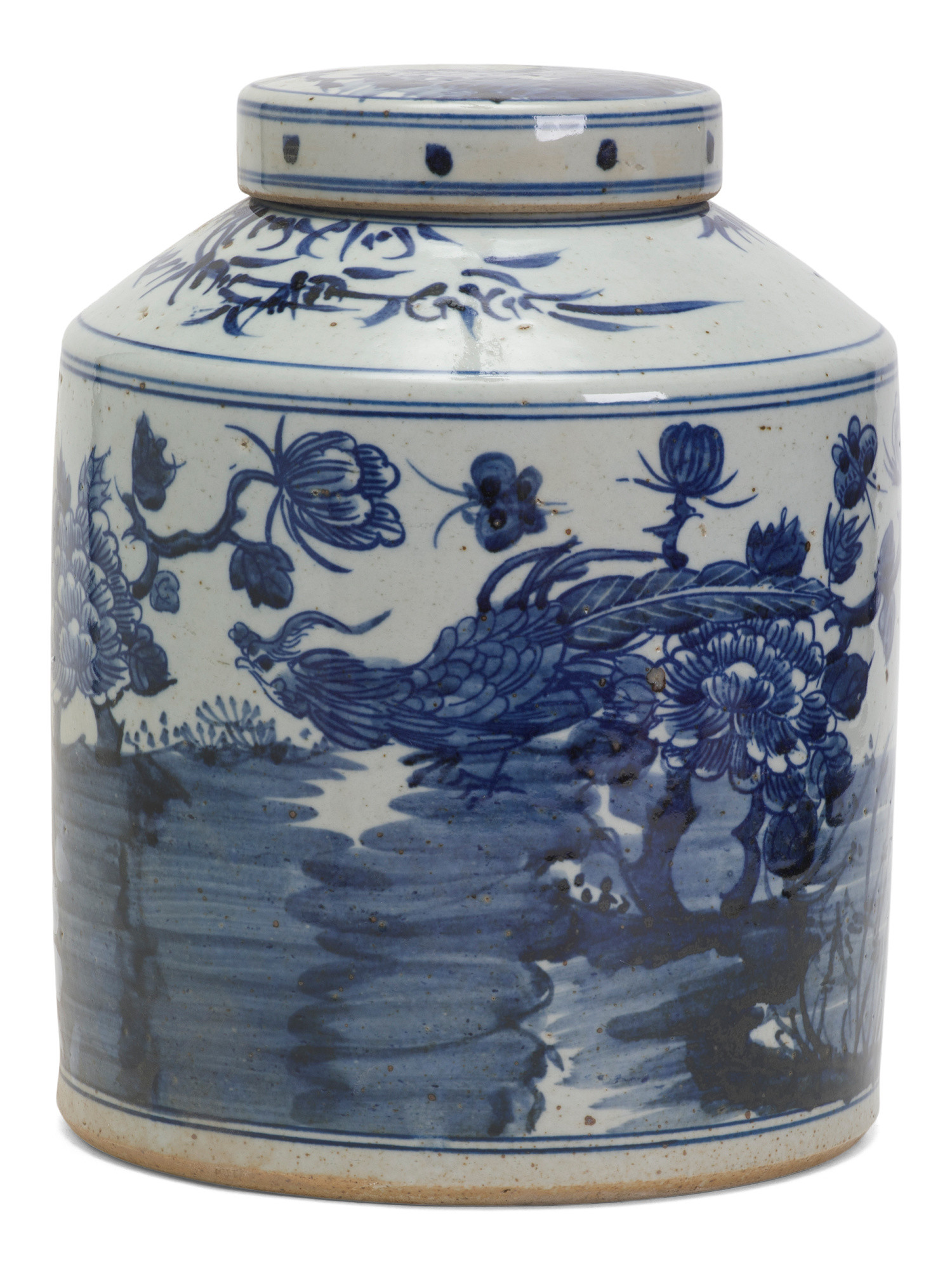 10x13 Porcelain Dynasty Bird Floral Jar With Lid | Home | Marshalls | Marshalls