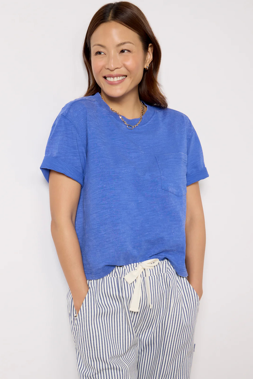 Elsy Slub Pocket Tee | Evereve