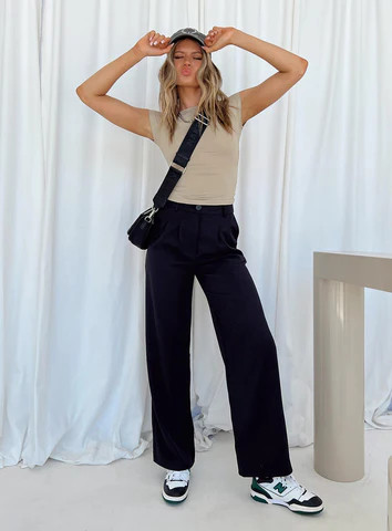 Archer Pants Black | Princess Polly AU