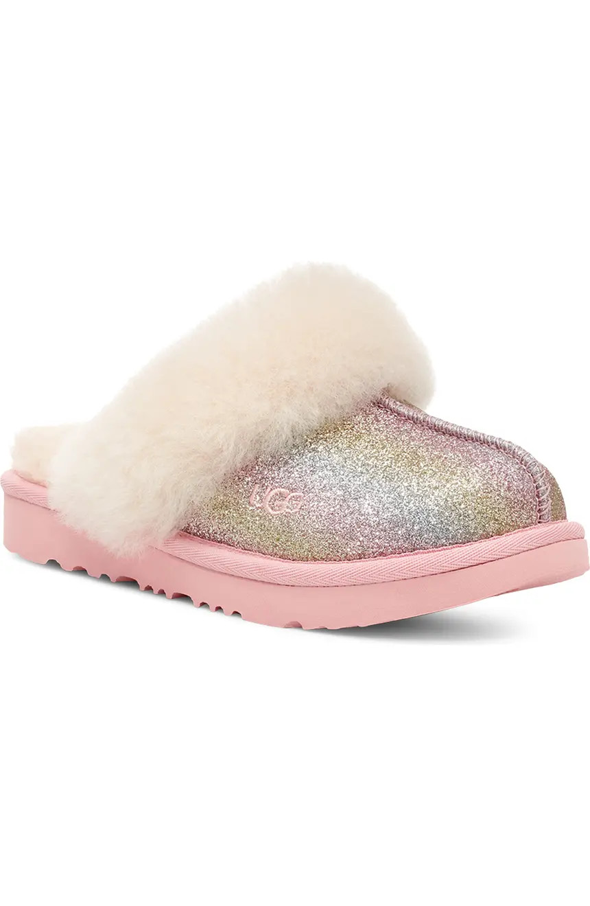 UGG® Cozy II Glitter Water Resistant Genuine Shearling Trim Clog | Nordstrom | Nordstrom