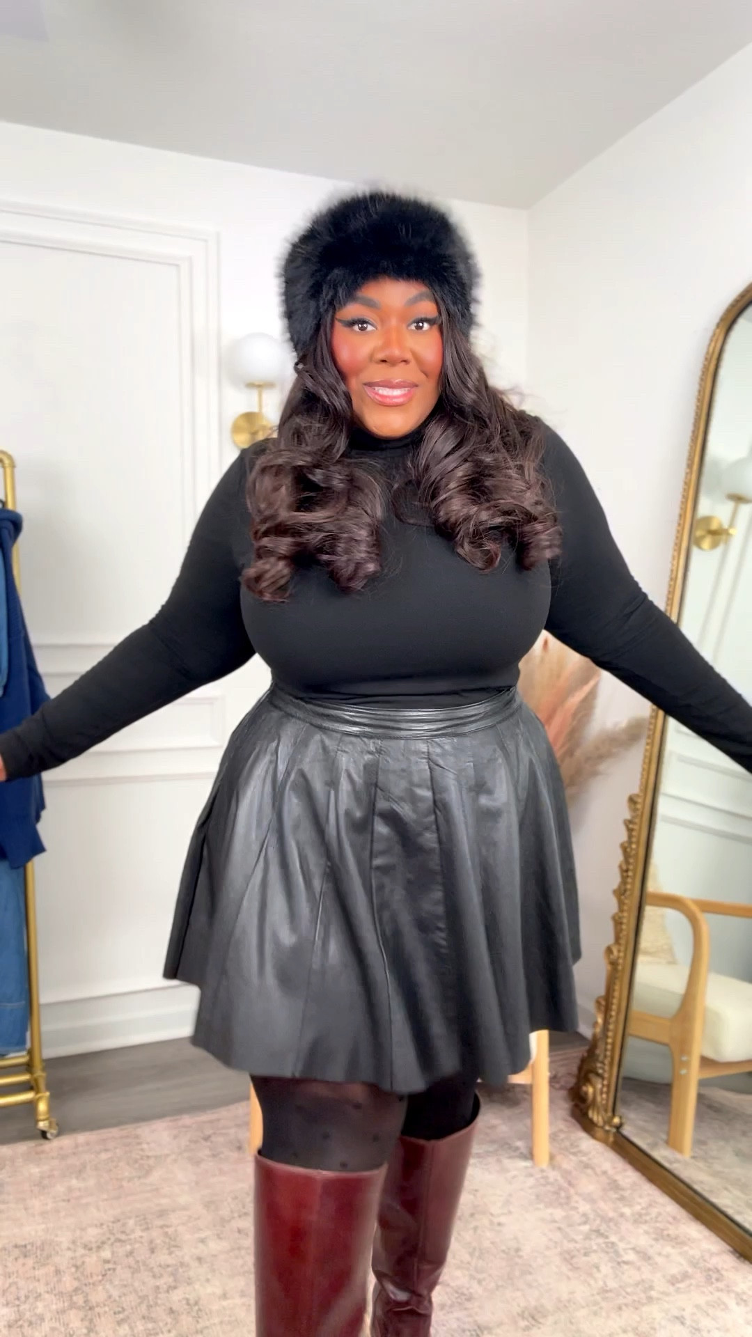 Vince Camuto will  always come through for the extra wide calf girlies! The end of the year sale is the best time to grab while still in stock and lowest prices. 

I wear the 11 EXTRA WIDE CALF 
Skirt is old ASOS 




#LTKPlusSize #LTKFindsUnder100 #LTKSaleAlert