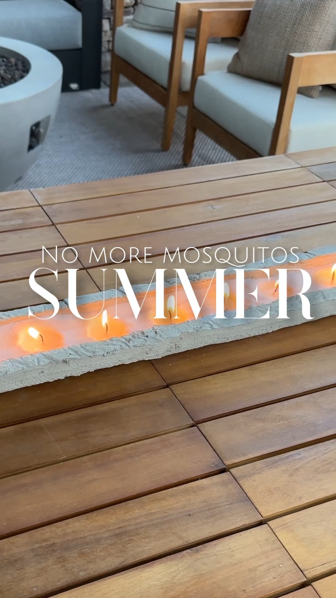 Summer Nights, No More Mosquitos

This DIY concrete vessel is the perfect mix of modern design and functionality. I added citronella oil to the candle sand to help keep mosquitos away—so it’s not just pretty, it’s practical too. Use it indoors or out, and even paint it to match your space. Reusable, neutral, and so easy to make. A fun weekend DIY that looks high-end anywhere.

Here’s how to make your own:

FUN & EASY Concrete Candle Vessel
	1.	Prepare the Mold – Wrap a 2x3 or 2x4 board in a plastic garbage bag and tape the ends.
	2.	Cut and Drape Fabric – Measure and cut scrap fabric to cover the board and sides snugly.
	3.	Mix and Coat Concrete – Mix concrete, soak fabric fully.
	4.	Wrap and Smooth – Wrap fabric around the board, smooth with extra concrete, trim edges.
	5.	Dry and Reveal – Let dry 24–48 hrs. Remove mold, sand edges if needed.
	6.	It’s Candle Time – Add candle sand, wicks, and your fave scent (I used citronella to repel bugs!).

#LTKSummerEdit #LTKFindsUnder50 #LTKHome