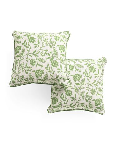 Set Of 2 8x18 Outdoor Floral Pillows | TJ Maxx