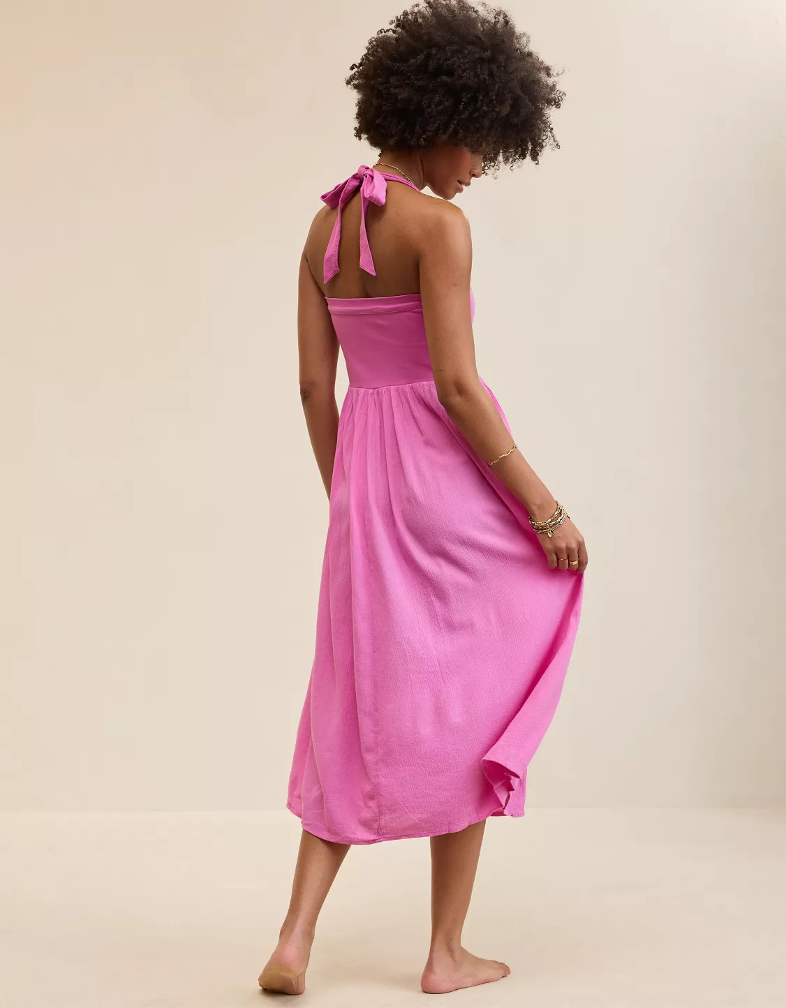 Aerie At The Barre Halter Dress | Aerie