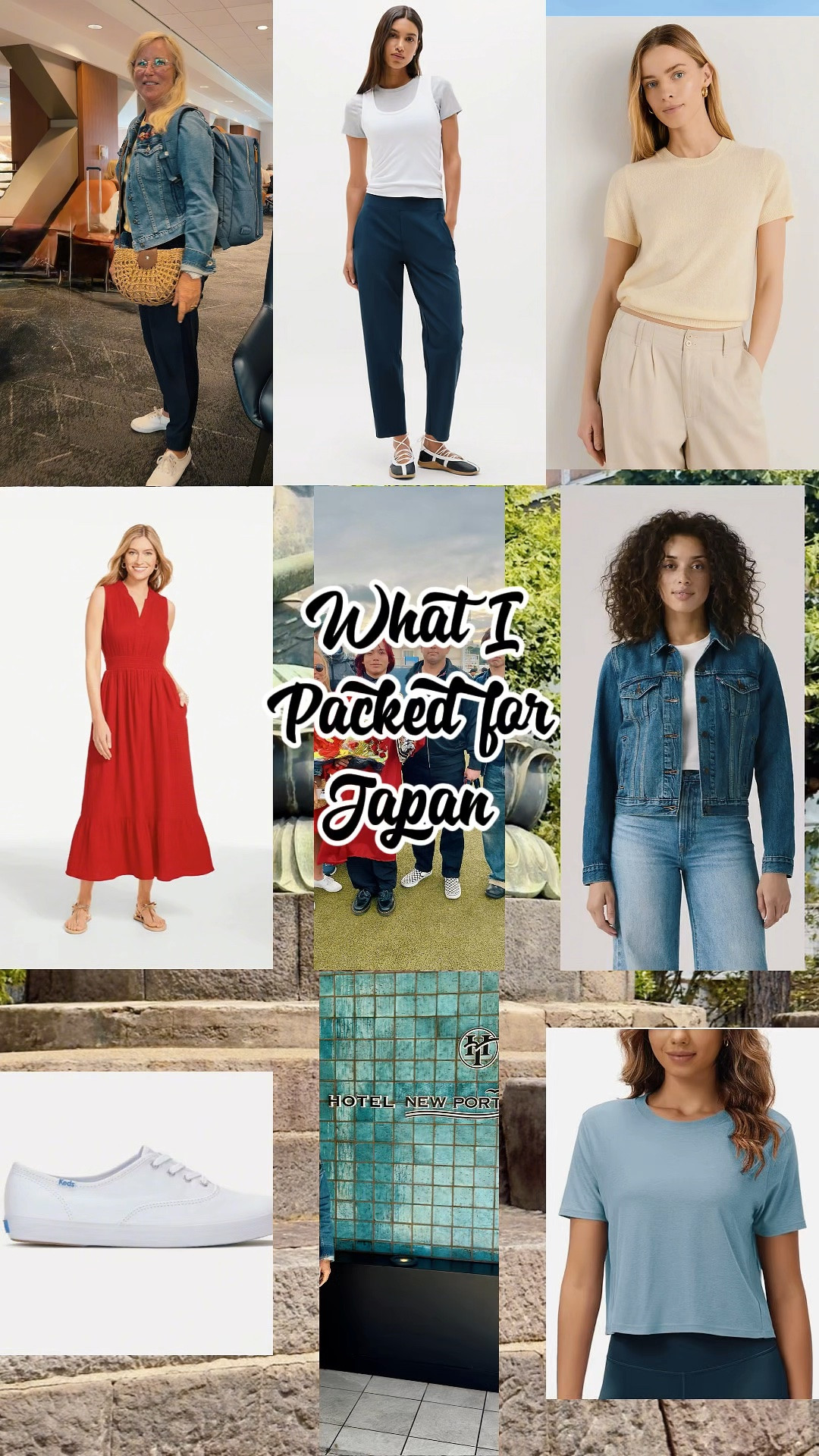 Our Grandson graduated from high school in Japan this week. Here is everything I packed for a week in Japan. The weather was cooler than predicted. So I dressed in layers.

#LTKOver40 #LTKTravel #LTKSeasonal