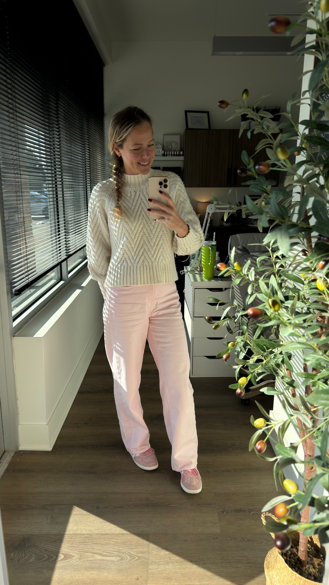 Soft light today.
Cozy white knit with my pink denim and matching sneakers — one of my favorite easy winter outfits.
Linked similar sweaters, pink jeans and a few pastel pieces I love.

#LTKwinter #winteroutfit #pinkoutfit #pastelstyle #neutralandpink #everydaystyle #LTKsale

#LTKSeasonal #LTKdayinmylife #LTKootd