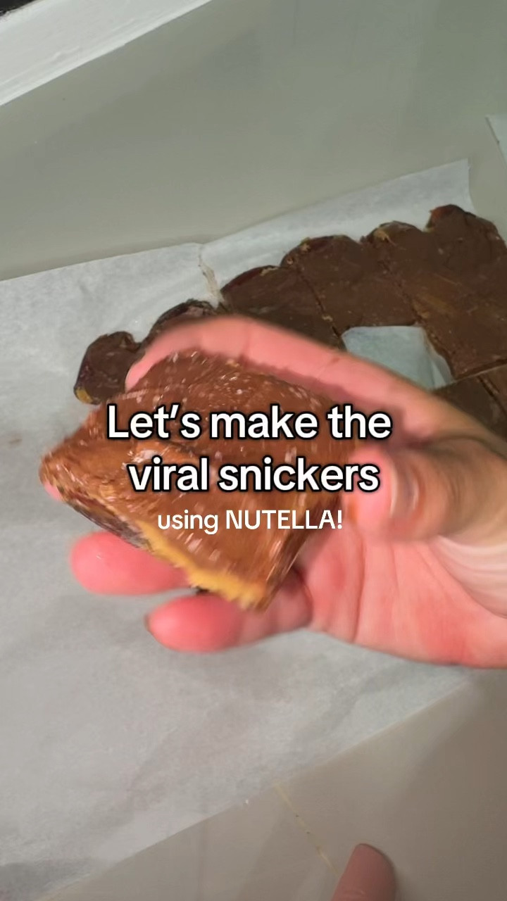 snickers with NUTELLA! so so good 🤤

#LTKFamily #LTKHome #LTKMostLoved
