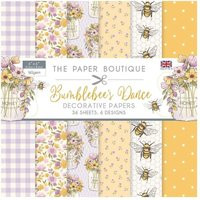 Bees Card Stock, Bumblebee Cardstock, Bee Print Paper, The Paper Boutique, Boutique Bumblebee's Danc | Etsy (US)