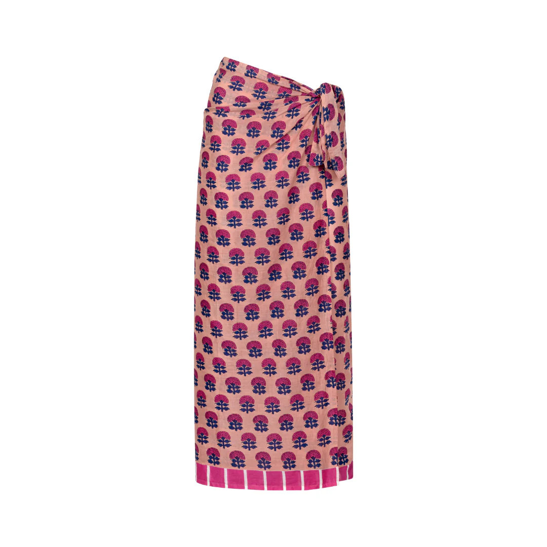 Kids Raspberry Marigold Sarong | Sunshine Tienda