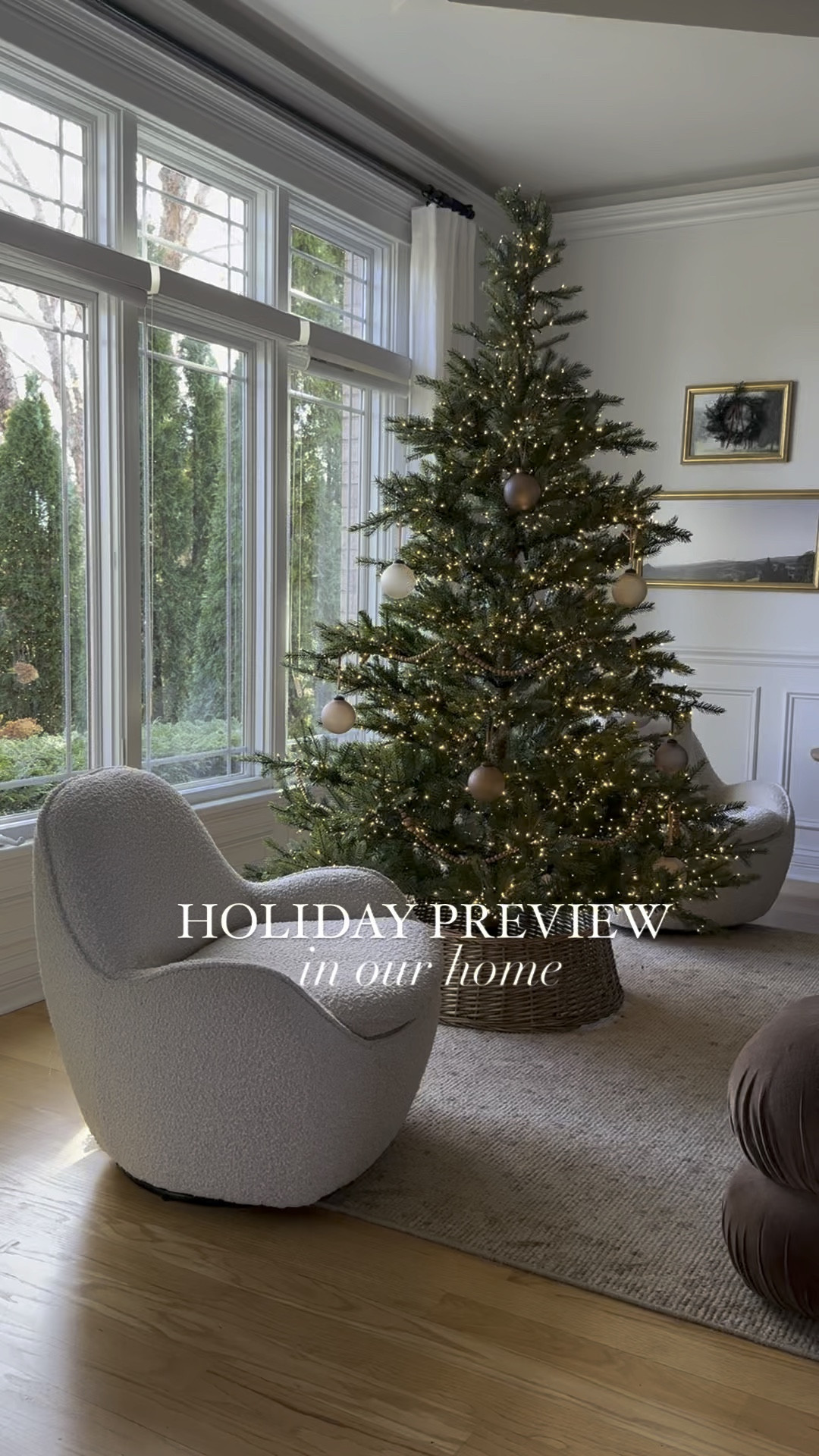 Holiday preview in our home! I am loving these neutral tones with browns and tans here! 

#christmastree #christmas #holidayfinds #holiday #entrywaystyling #holidayhome #targetstyle #targethome #crateandbarrel #mcgeeandco #wayfairfinds #amazonhome #amazonfinds  

#LTKHoliday #LTKHome #LTKVideo