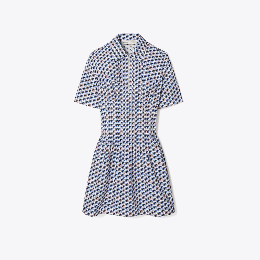 Tory Burch Printed Cotton Poplin Dress | Tory Burch (US)