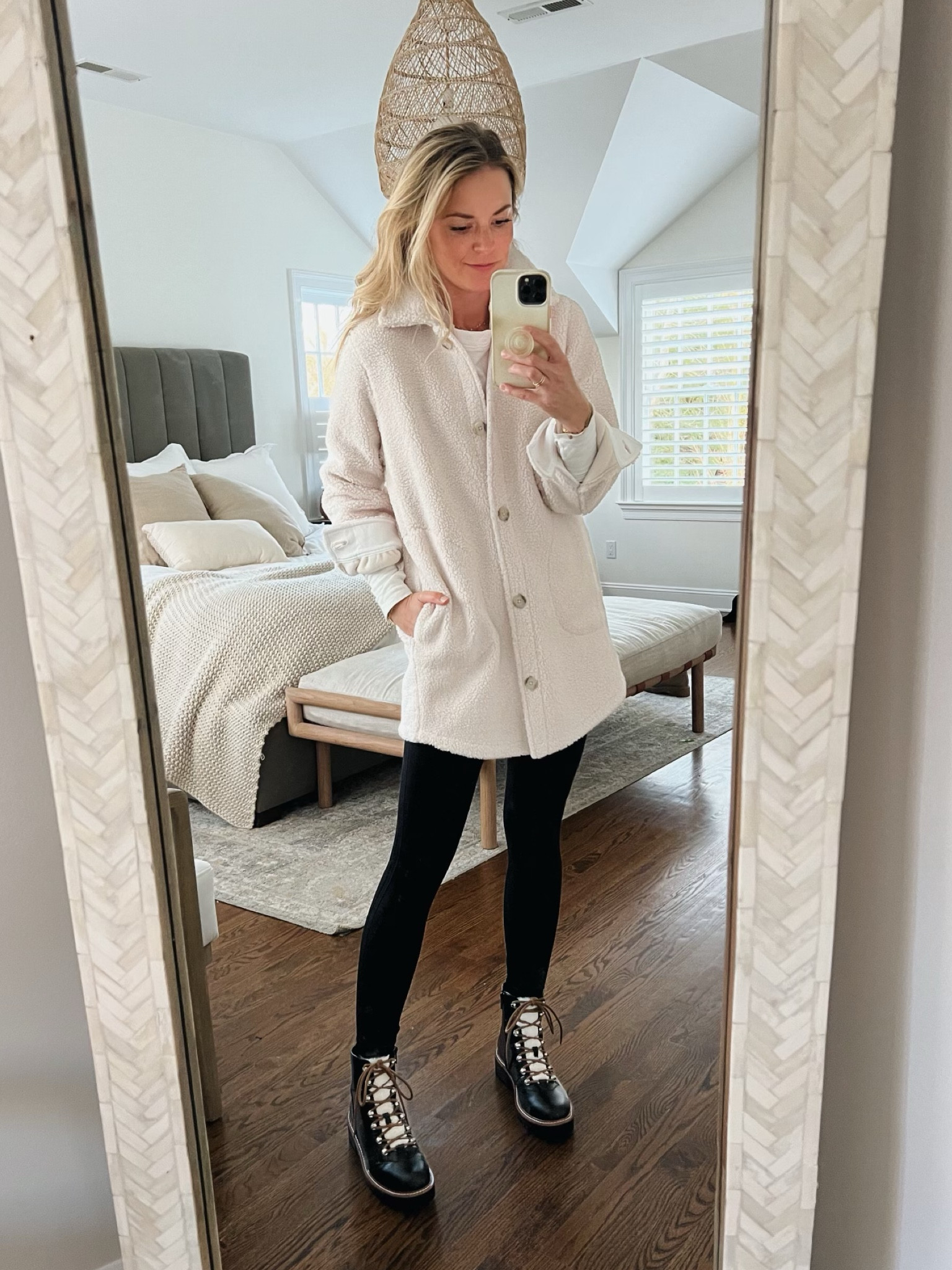 20% off entire Spanx site plus 50% off this new fleece shacket!! I wear size small + 2 colors 

#LTKunder100 #LTKsalealert #LTKCyberweek