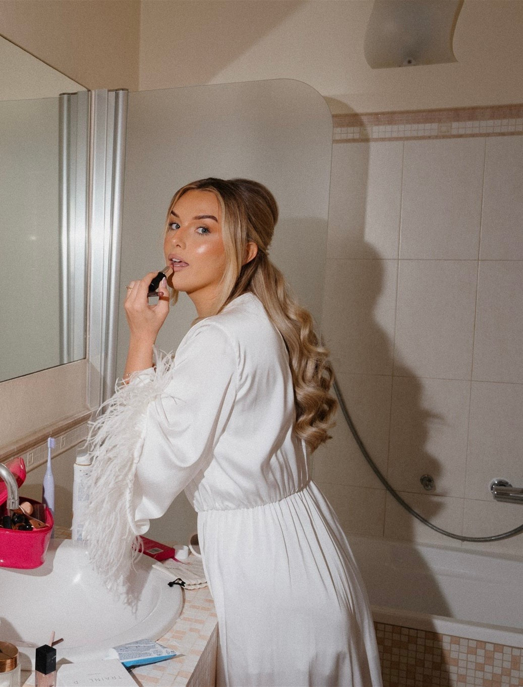 My wedding lip combo 🩷