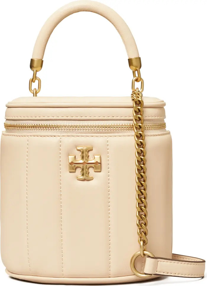 Kira Quilted Leather Vanity Case | Nordstrom