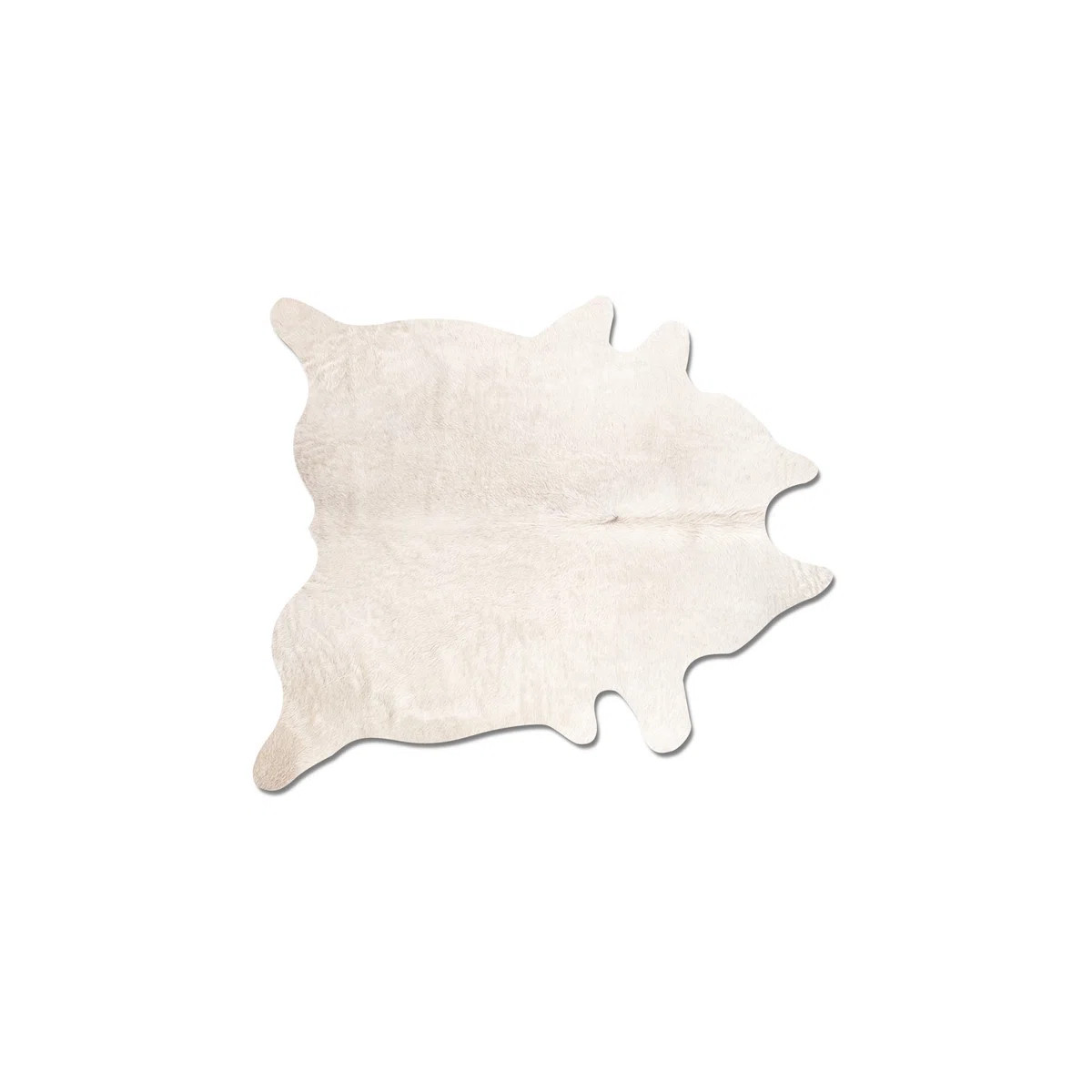 5' X 7' Off White Cowhide Cowhide Print Area Rug | Wayfair North America