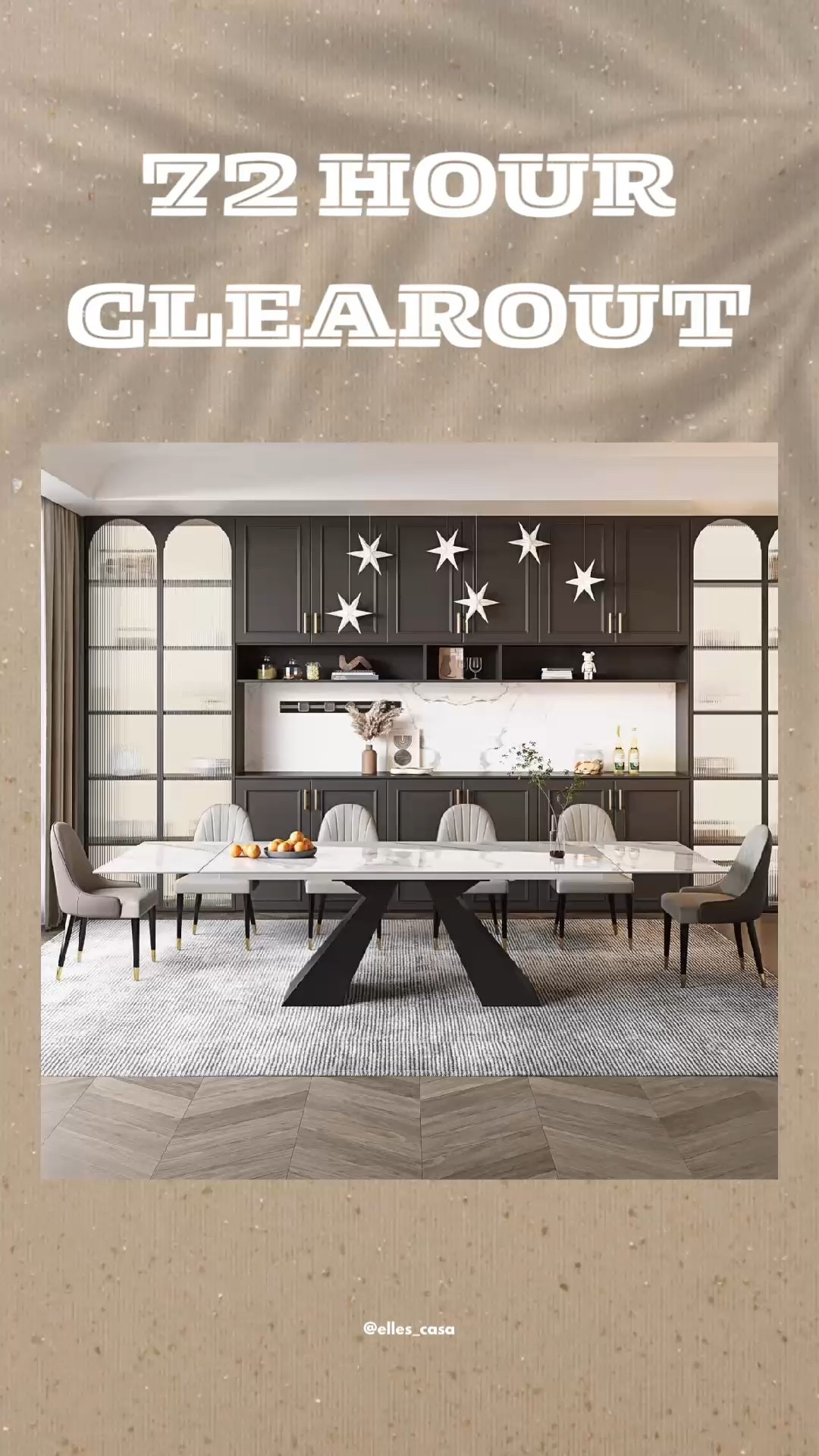 72 HOUR CLEAROUT 
Dining Table

#LTKHome #LTKFallSale #LTKSaleAlert