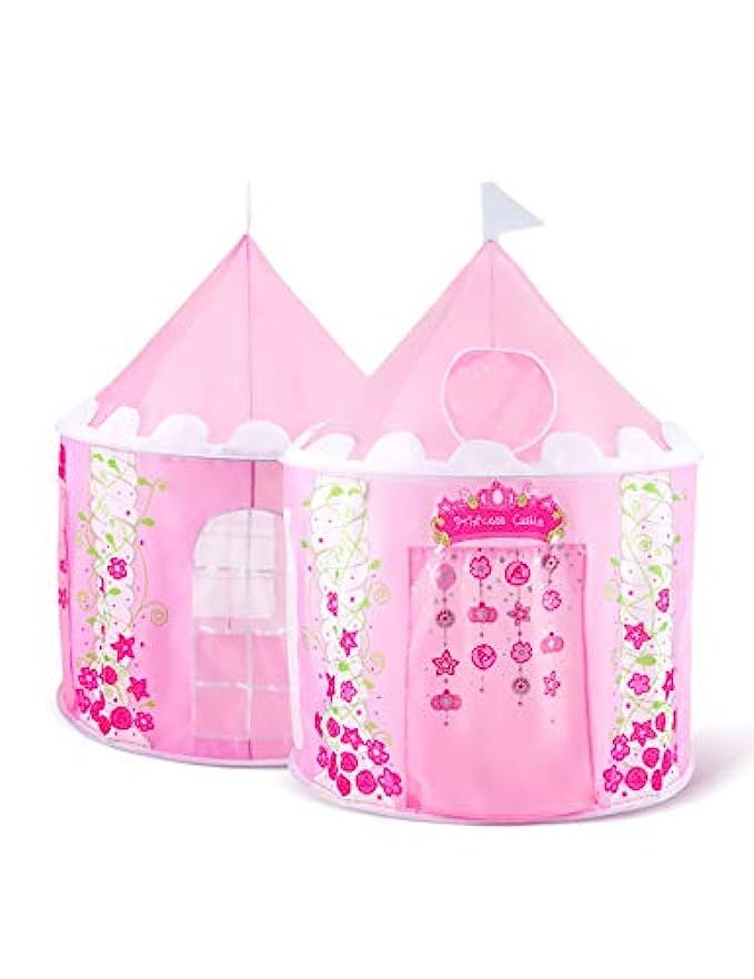 Bestmart INC Children's Play Tent Tunnels Princess Castle Indoor Outdoor Play House Halloween Christ | Amazon (US)