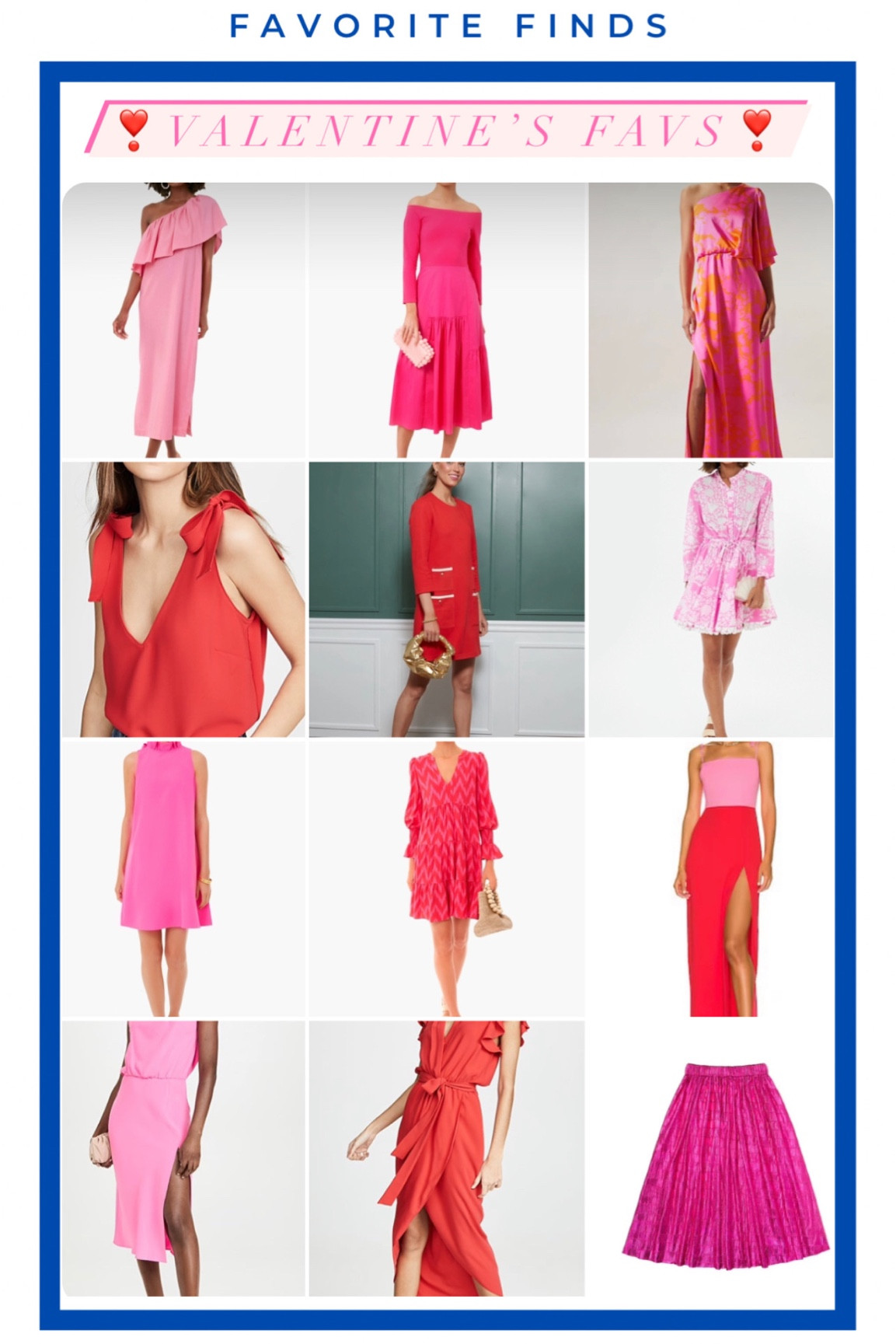 pink and red picks 

#LTKwedding #LTKunder100 #LTKSeasonal