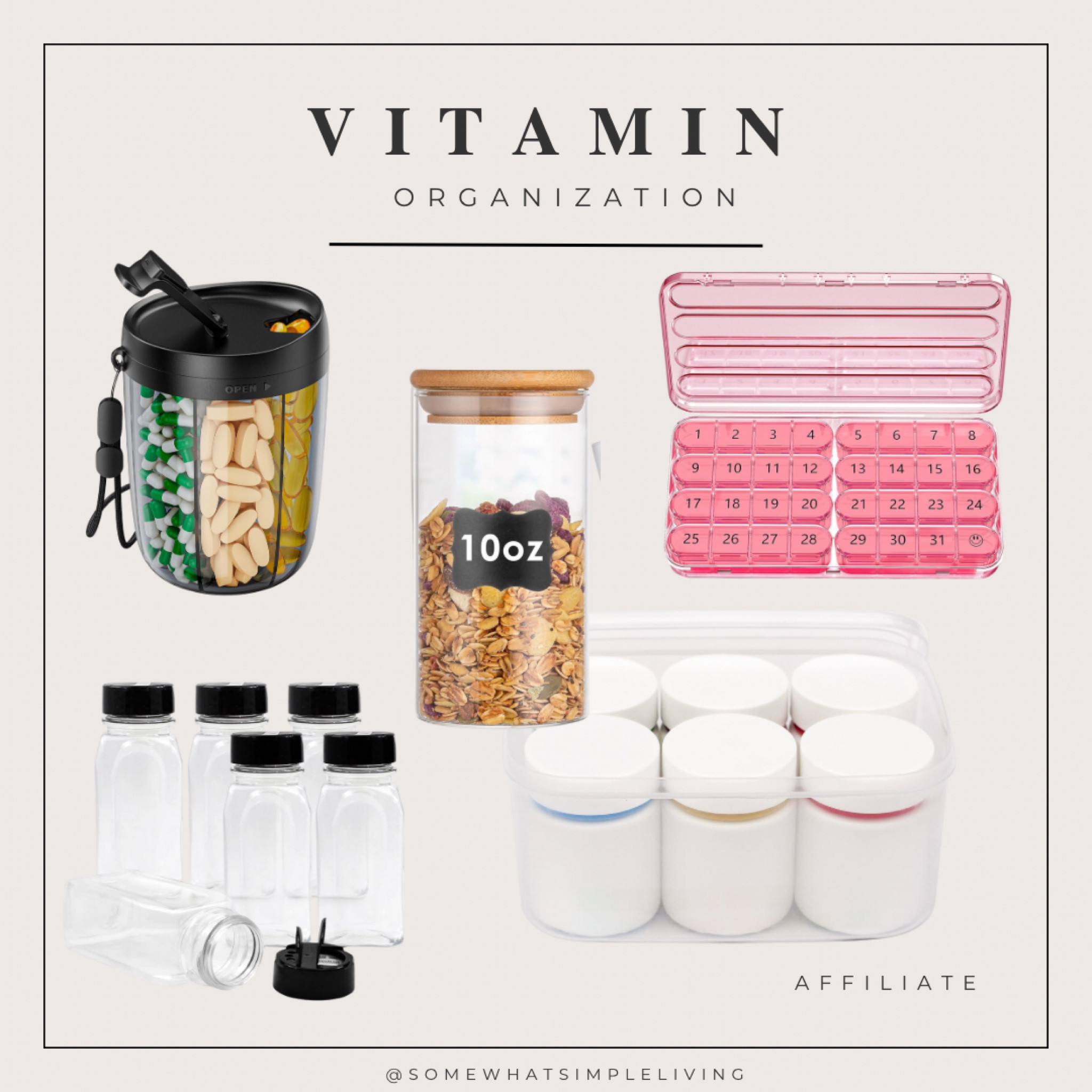Fun ways to organize your vitamins!

#LTKhome