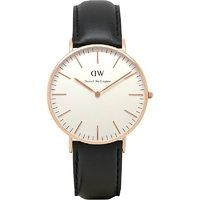 Daniel Wellington 0508DW Classic Sheffield ladies watch, Women's, White | Selfridges