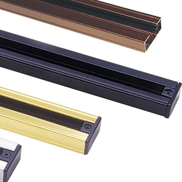 8 Feet Metal 3 Wire Track Lighting Extension Rod, Black | Bed Bath & Beyond