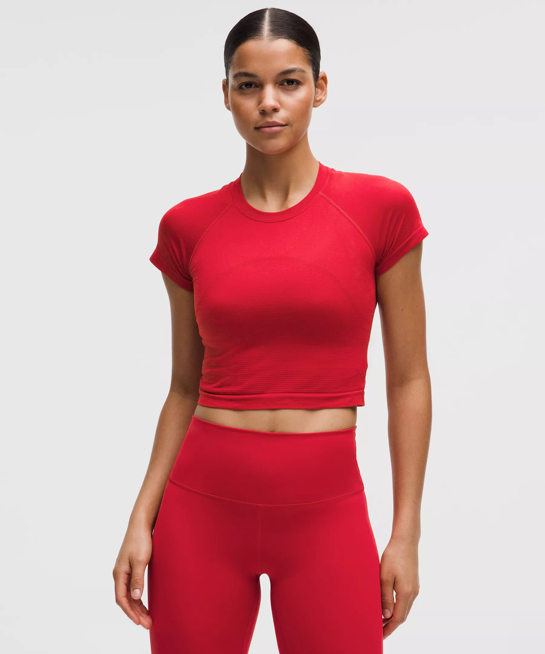 Swiftly Tech Cropped Short-Sleeve Shirt 2.0 | Lululemon (US)