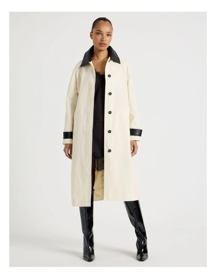 BlaqDuster Coat in Ecru | Myer