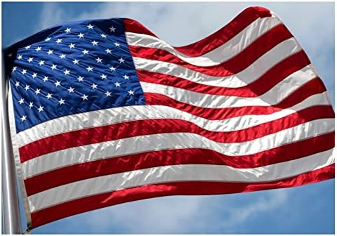 VIPPER American Flag 3x5 FT Outdoor - USA Heavy duty Nylon US Flags with Embroidered Stars, Sewn ... | Amazon (US)