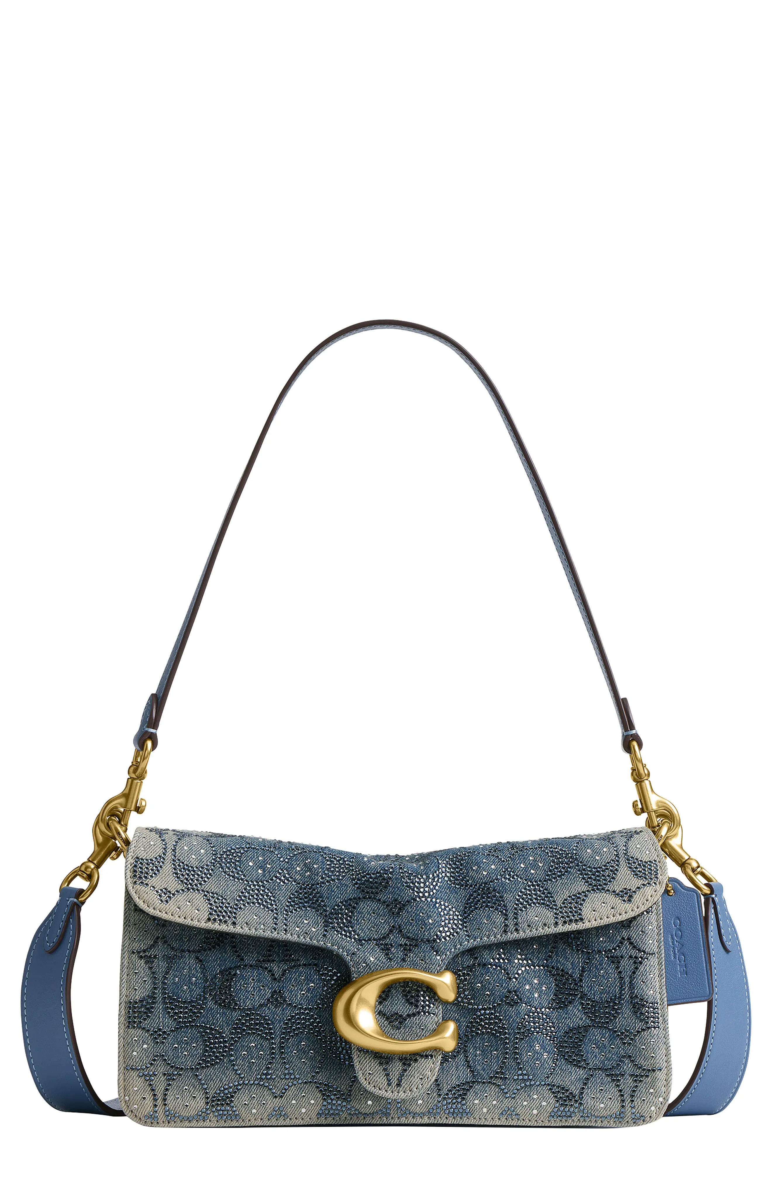 COACH Soft Crystal Signature Denim Tabby 26 Shoulder Bag (Women) | Nordstrom | Nordstrom