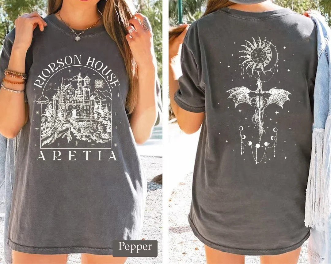 Xaden Riorson House Shirt Iron Flame Dragon Rider Tee, Fourth Wing Emblem, Basgiath War Inspired ... | Etsy (US)