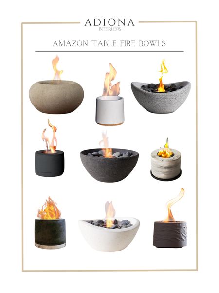 Amazon outdoor table fire bowls 

#LTKSeasonal #LTKhome #LTKsalealert