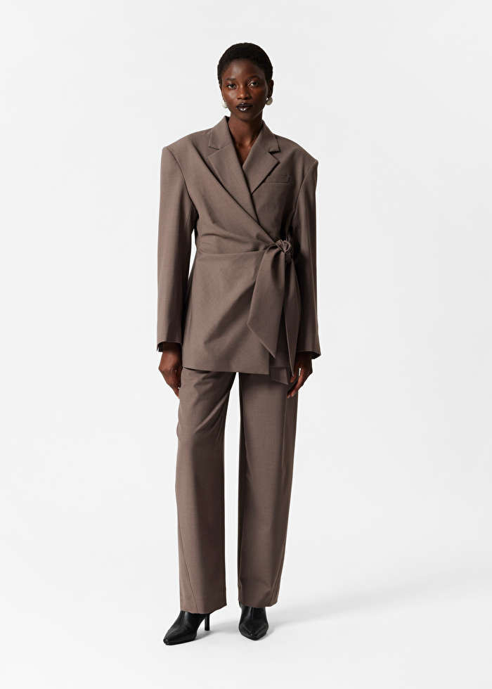 Wool-Blend Wrap Blazer | & Other Stories (EU + UK)