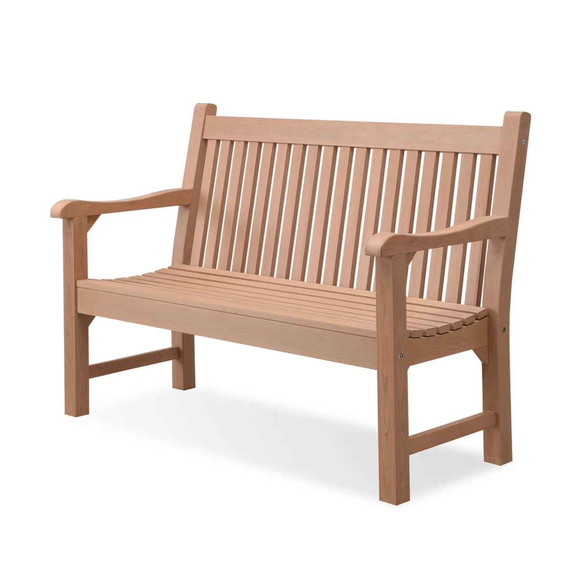 2-Person Outdoor Bench – Weatherproof  Poly Lumber Garden Seating for Balcony Porch & Park, All... | Wayfair North America
