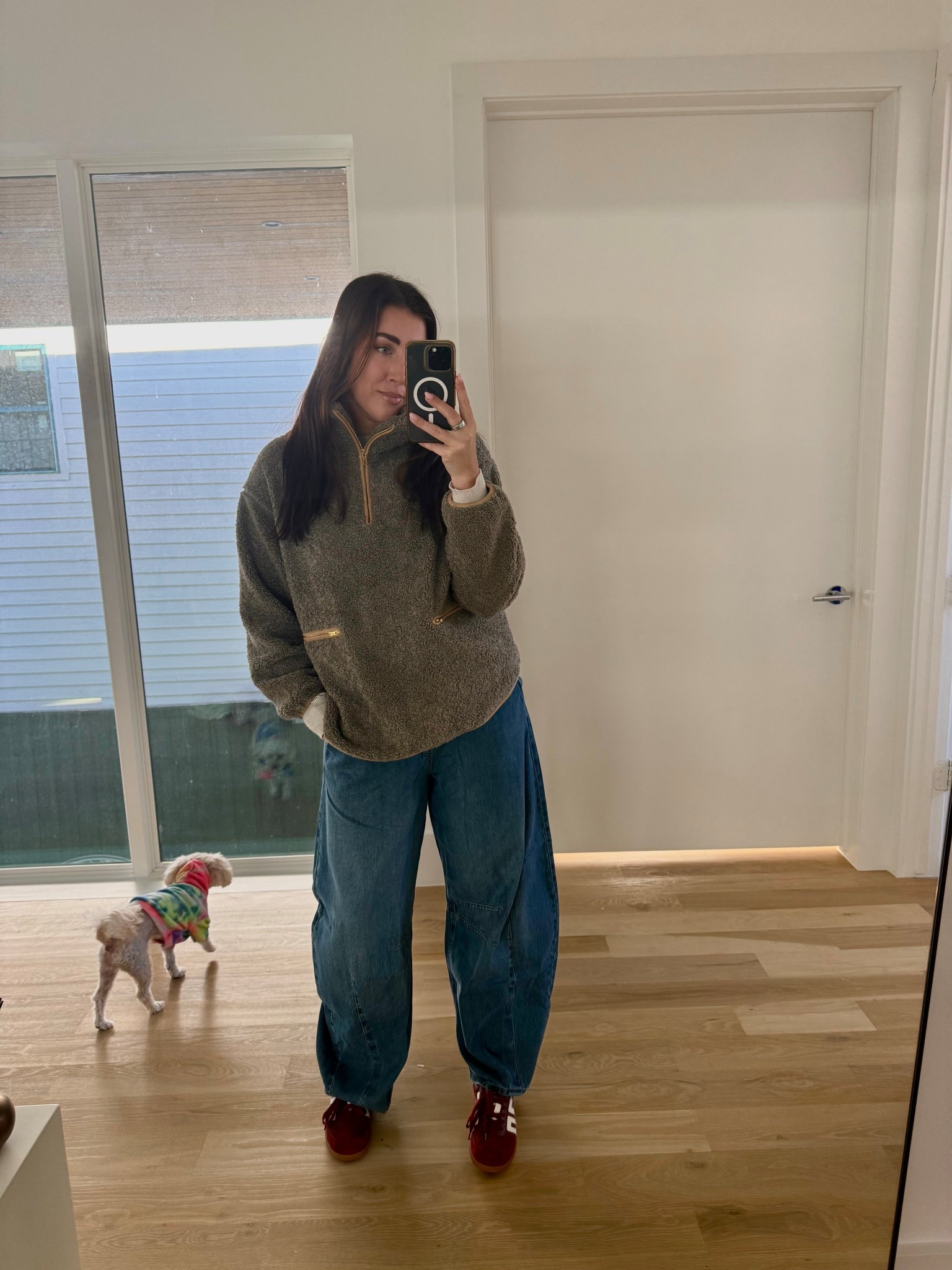 As comfy as possible for church this morning. Now that I’ve switched to these drawstring jeans idk if I can ever go back 

#LTKmorningroutine #LTKTall #LTKootd