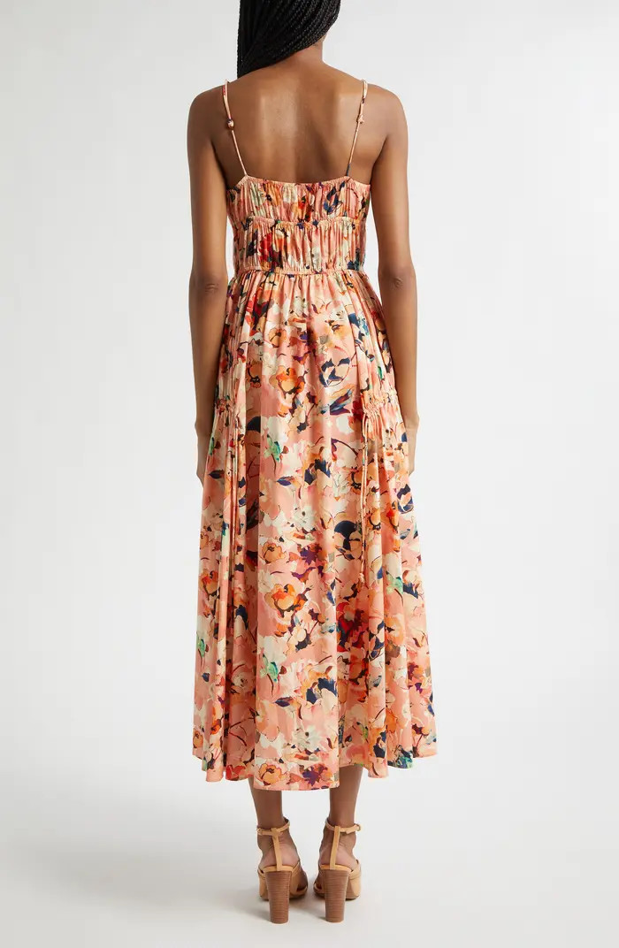Vidri Floral Tiered Cotton Dress | Nordstrom