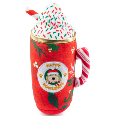 Haute Diggity Dog Plush Dog Toy Howliday Cheer Cup Red | Well.ca