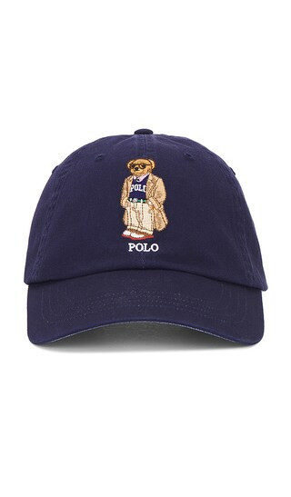 Polo Ralph Lauren Classic Twill Novelty Bear Sport Cap in Navy. | Revolve Clothing (Global)
