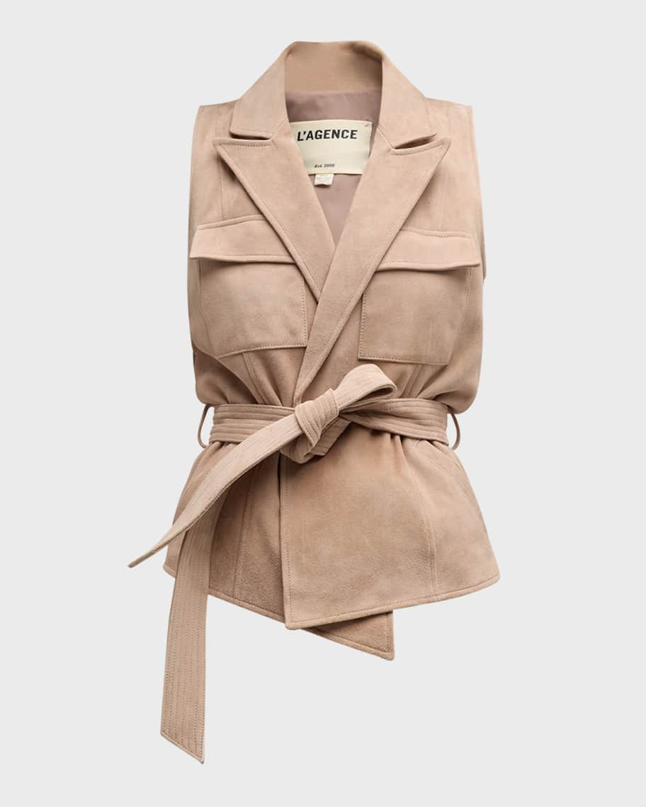 Arbor Wrap Belted Vest | Neiman Marcus