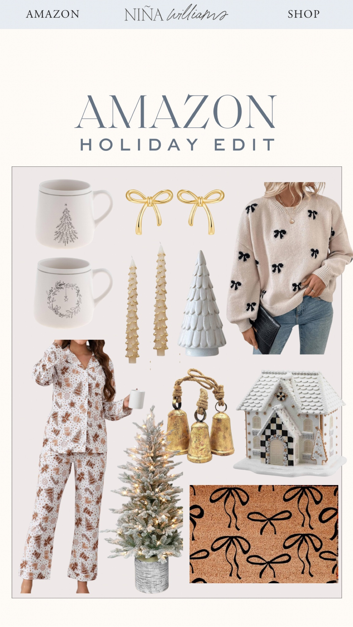 Amazon Holiday Edit! Holiday home decor - holiday outdoor decor - holiday pajamas - holiday sweater

#LTKGiftGuide #LTKHome #LTKHoliday