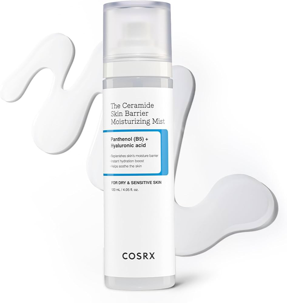 COSRX Barrier Cream Face Mist - Milky Toner with Ceramide & Hyaluronic Acid, Hydrating and Soothi... | Amazon (US)