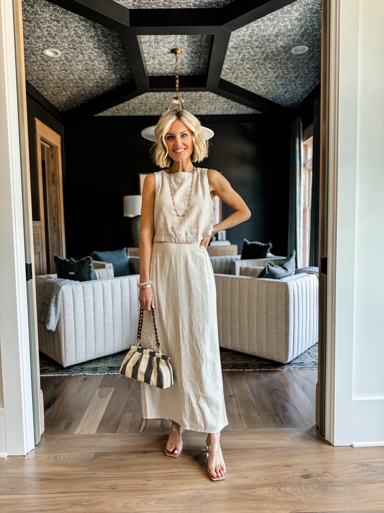 This linen set is a must have for summer! It can be dressed up or down! Wearing XS 

Loverly Grey, Old Navy set

#LTKstyletip #LTKsalealert #LTKSeasonal