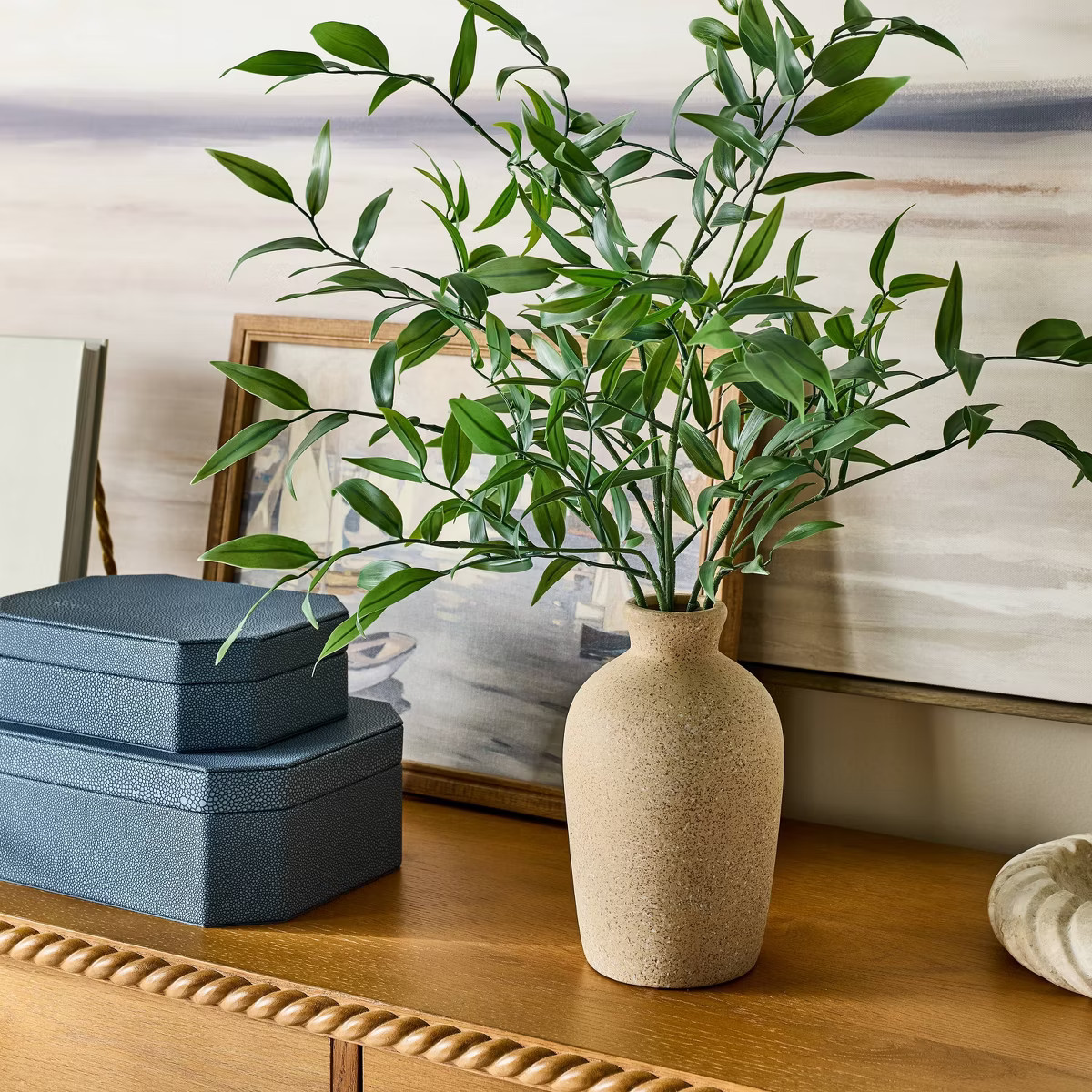 Italian Ruscus Potted Artificial Arrangement - Threshold™ designed with Studio McGee | Target
