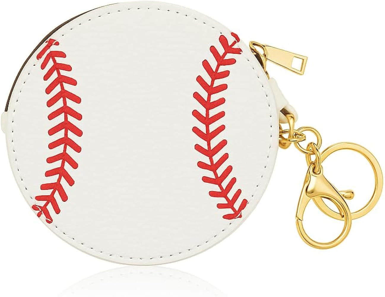 Sports Key Chain Coin Purse Bag Charm - Ball Game Keyring Zip Pouch Cute Tennis Basketball Baseba... | Amazon (US)