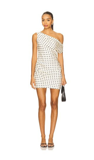 LIONESS ROBE SWEETHEART MINI en Cream Polka. Taille L | Revolve Clothing (Global)