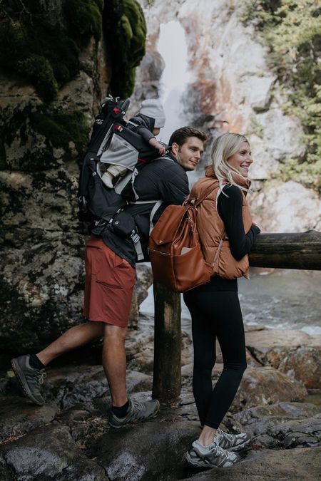 Nothing compares to experiencing nature with the ones you love! Did our first hike with the peanut to this beautiful waterfall and he was mesmerized! Linking all of our hiking essentials!
•
📸: @maxinecadmanphotography 


#LTKtravel #LTKbaby #LTKfamily